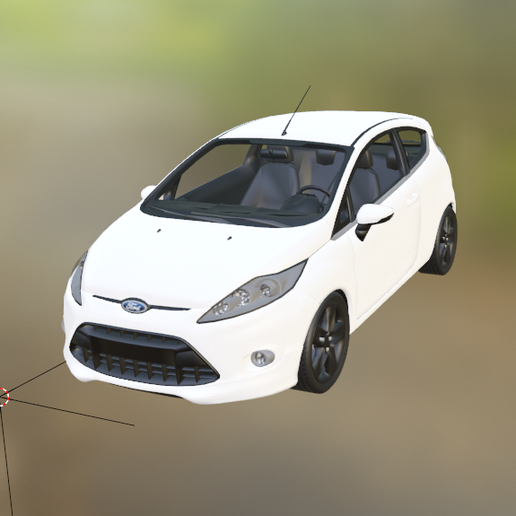 Ford Fiesta 2008 3D model