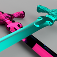 dqdqsdsd.png Amphibia - Sasha's swords - 3D Models