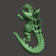 4.png SUPER GODZILLA - ULTRA DETAILED STL MESH - SNES APPEARANCE