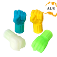 bike-fist-all.png STL file Fist Hand Car Truck Bike Van Tire Tyre Wheel Valve Stem Caps Cover・Template to download and 3D print
