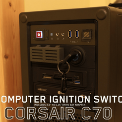 Capture d’écran 2018-04-09 à 14.15.15.png Free STL file Corsair C70 Ignition Key・3D printable design to download, DragonflyFabrication