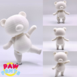 bear-collage.png Teddy Bear Articulated Chibi Ball Jointed Doll BJD