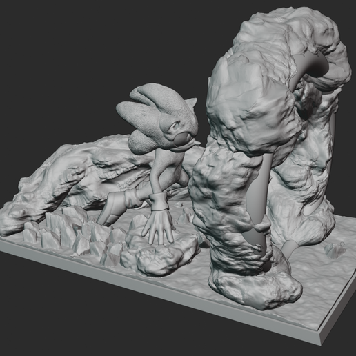 🦔 Sonic: The Hedgehog PRINTABLE 3D modell・ STL File for 3D printing・Cults