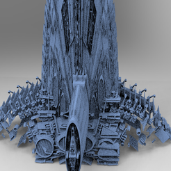 untitled.1257.png OBJ file Sci-Fi City dystopia City Ruin Tech 5・3D printing idea to download, aramar