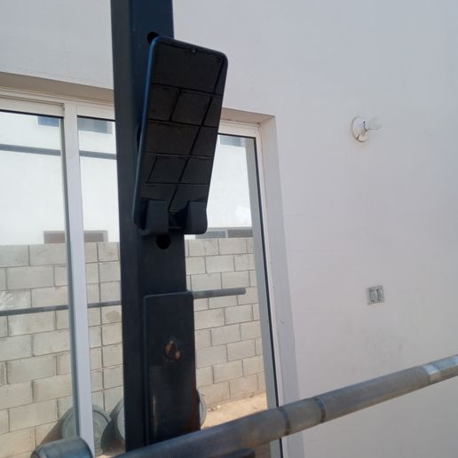IMG_20220414_152537_444.jpg Cell Phone Holder - Back Squat Rack (Crossfit - Weightlifting)