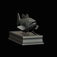 Peacock-Bass-statue-box-1-2-18.png fish Peacock bass (Cichla ocellaris) fish in motion base box for 3D printing