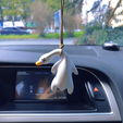 Ganso-3.png Anime duck for car pendant - key chain