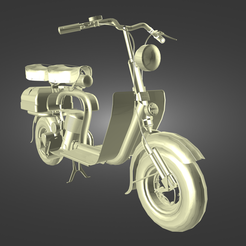 image.png STL-Datei 1950 Lambretta 125 C・3D-druckbare Vorlage zum herunterladen