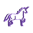unicorn7.stl Download STL file 8 X UNICORN COOKIE CUTTER • 3D print object, mariospeed