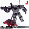 1.jpg Armored Core Last Raven Mecha  3DPrint Articulated Action Figure