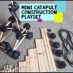 6af5c3e6-8862-491e-9990-c89fa241ef83.png Archivo 3D gratuito Juego de construcción Mini Catapulta・Design para impresora 3D para descargar