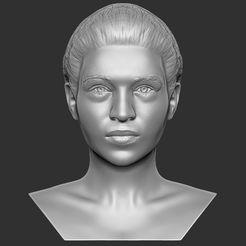 1.jpg 3D file Beautiful woman bust ready for full color 3D printing TYPE 2・3D printable model to download