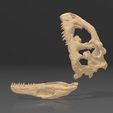 majunga3.jpg Majungasaurus Schädel 3D-Druck - Dinosaurier