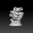 koa1.jpg Koala - decorative Koala 3d model for 3d print