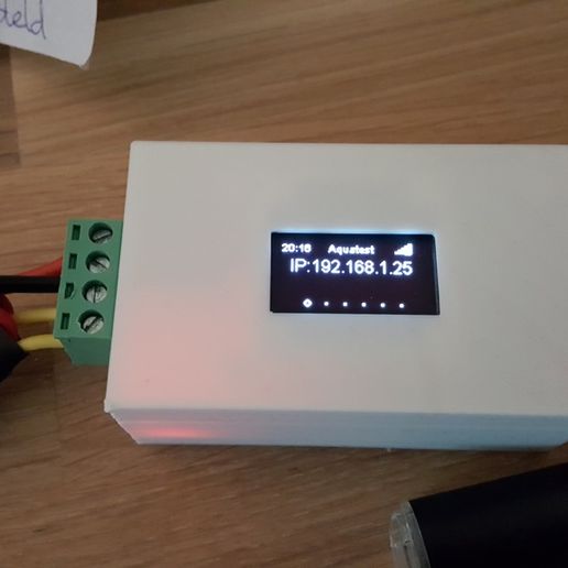 Free 3D file Updated H801 ESP8266 Alternate case with ssd1306 oled ...