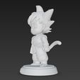 Chibi-Son-Goku-Figure-Model-10.jpg Le joyeux héros de la race Saiyan en 3D : figurine de Son Goku Chibi