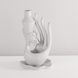 Front.png BackFlow Incense Burner Vase and Hand for 3D printing