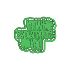 St-Patricks-Day.png Download STL file St Patrick Day Cookie Cutter V4 • 3D printable model, dwain