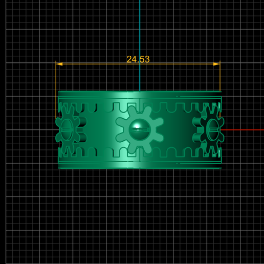 💍 moving gears ring for men 3d printable model・ STL File for 3D ...