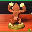 dk-11.png DONKEY KONG - from Super Smash Bros for Nintendo 64 - 3D Printable Model