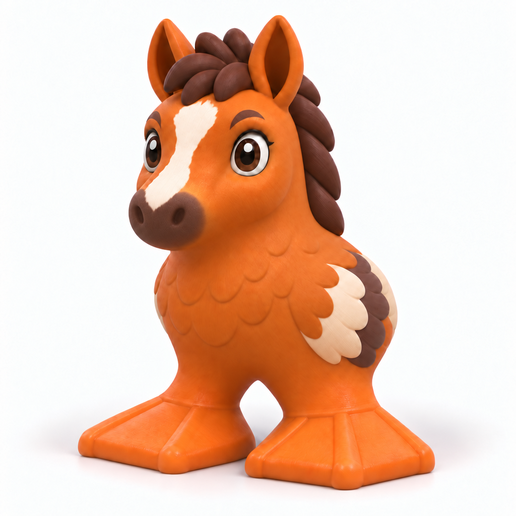Duck Horse Chibi Figure – FreddyVerse 3D Print