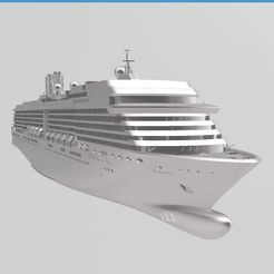 vista4.jpg Download STL file MS Westerdam Holland America Line cruise ship • 3D print object, LinersWorld