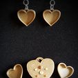 20170923_144828.jpg STL file Pendant and earring heart box・3D printable model to download