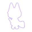RAYMON 1 3.stl STL file RAYMOND WAIFU MAID COOKIE CUTTER / ANIMAL CROSSING /NINTENDO SWITCH・3D printable design to download