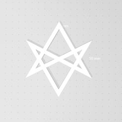 Hexagram.jpg Archivo STL Símbolo del hexagrama, estrella invertida de 6 puntas, plantilla sobrenatural・Plan imprimible en 3D para descargar, drakoniccreations
