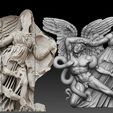 Reconstruction-of-Pergamon-athena-6.jpg Athena vs Giant – Pergamon Altar Reconstruction |3D STL Model