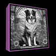 Naamloos.png Lightbox Australian Shepherd lithophane