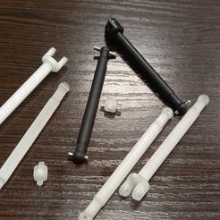 20230824_163035-1.jpg STL file Cardan shaft for wheel drive for radio machine・3D print model to download