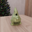 untitled.png 3D Christmas Gnome Tea Light Decor with 3D Stl File & Garden Decor, Christmas Decor, 3D Printed Decor, Christmas Gift, 3D Printing