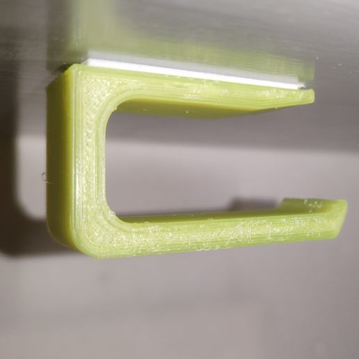 Headphones Holder - UnderTheShelf 3D model