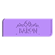 plaque baron.stl Baron 1898