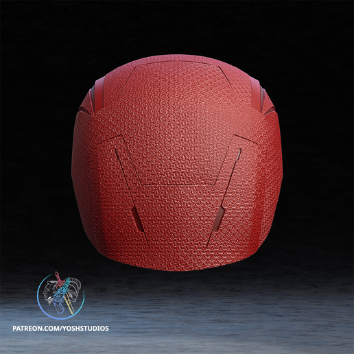 Render_5.png Daredevil Born Again Helmet 3D Printer File STL