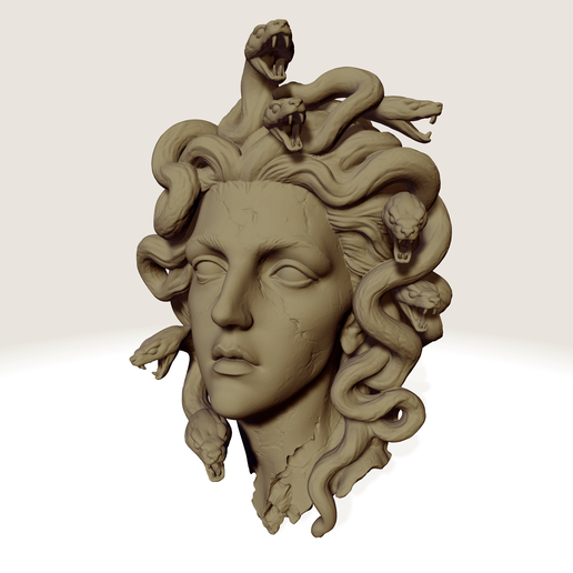 MEDUSA HEAD SCULPTURE
