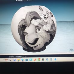 20230507_180209.jpg STL file lion king lithophany・3D printer model to download
