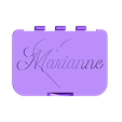 gift-toy_box-LID-MARIANNE.stl Gift/Toy Boxes - Different lids available