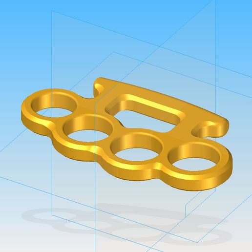 Brass Knuckle Duster 3D model