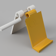 Stand-3-partes-sq.png STL file Three parts foldable stand for mobile phone・3D printable model to download