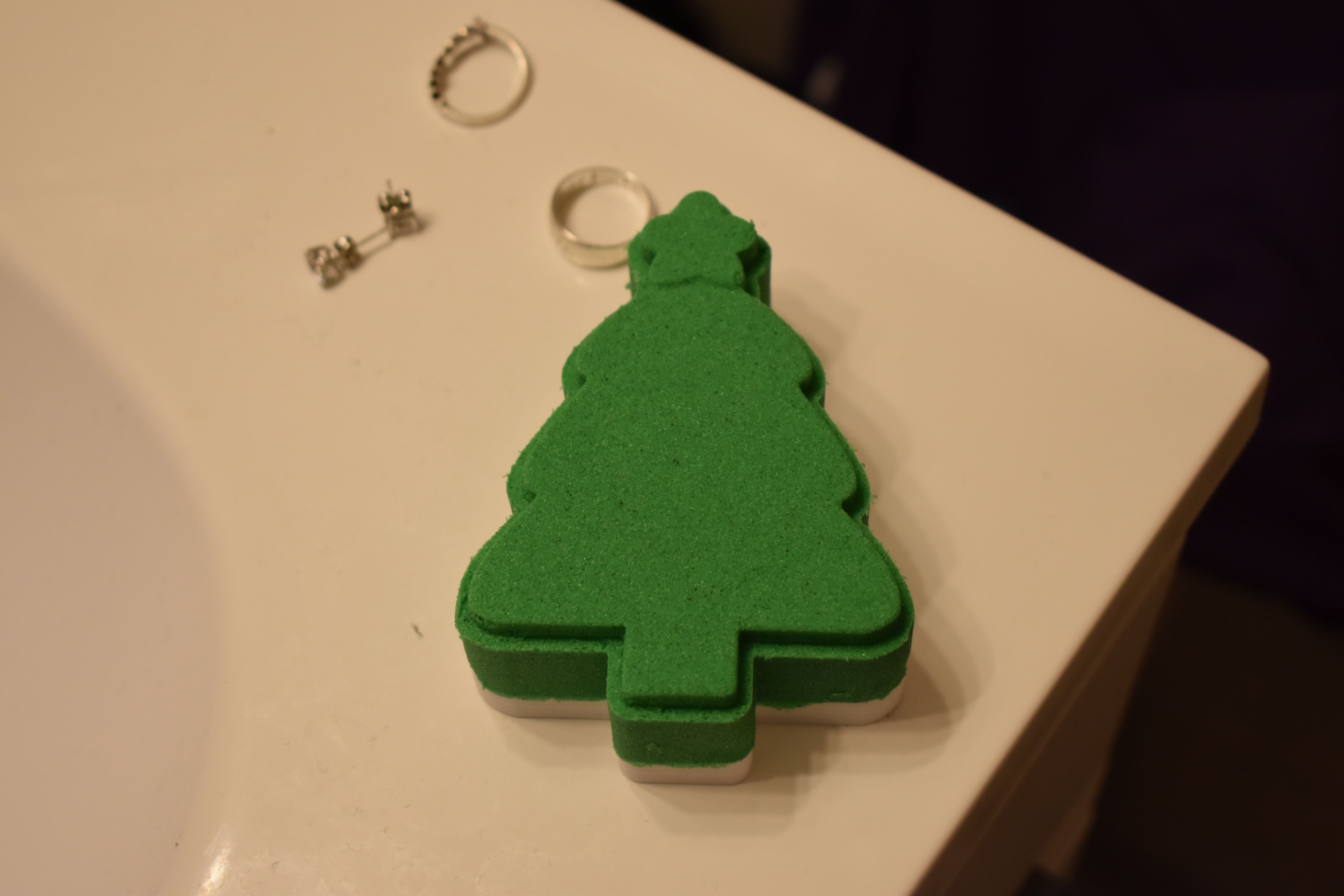 Download STL file Christmas Tree Bath Bomb mold • 3D printable template