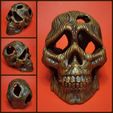 20220512_022234.jpg Fichier STL gratuit Jardinière de champignons à tête de mort en bois・Plan pour impression 3D à télécharger