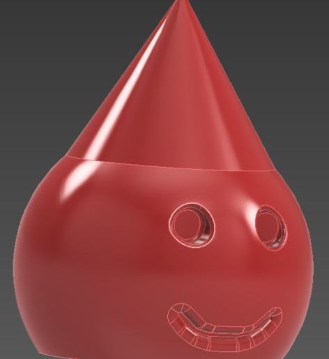 Bottle cap decoration - boy - 3D model önizlemesi