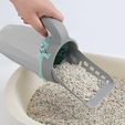 Main-cat-litter-shovel.jpg Cat/Dog Litter Shovel : The Ultimate Cat Litter Scooper and Beach Cleaning Tool! 3-in-1 Design for Sand, Sea, and Straining.