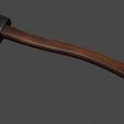 axe_2_render5.jpg Wooden Axe 3D Model