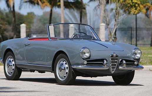 Alfa Romeo Giulietta Spider 1958 - 3D model önizlemesi