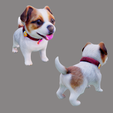 CuteDog.png CUTE SMALL DOG STL ( With Support )