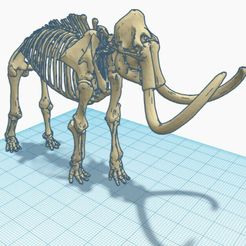 mamouth 2.jpg Free STL file Skeleton Mammoth・Object to download and to 3D print