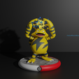 Electabuzz.png Elekid, Electabuzz and Electivire 3D print model